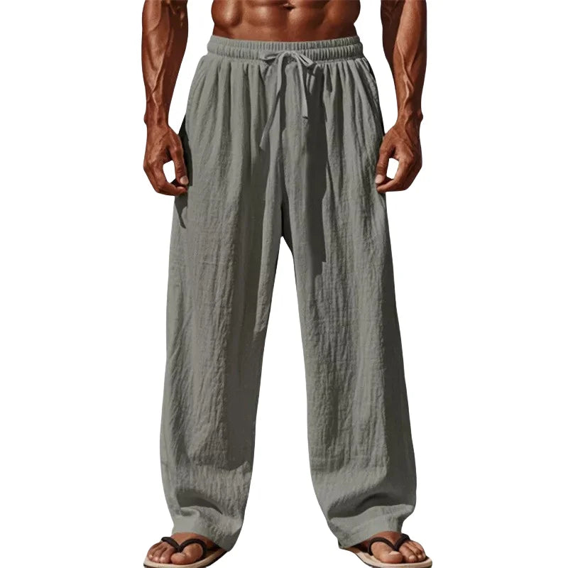 Men's Cotton Linen Casual Pants