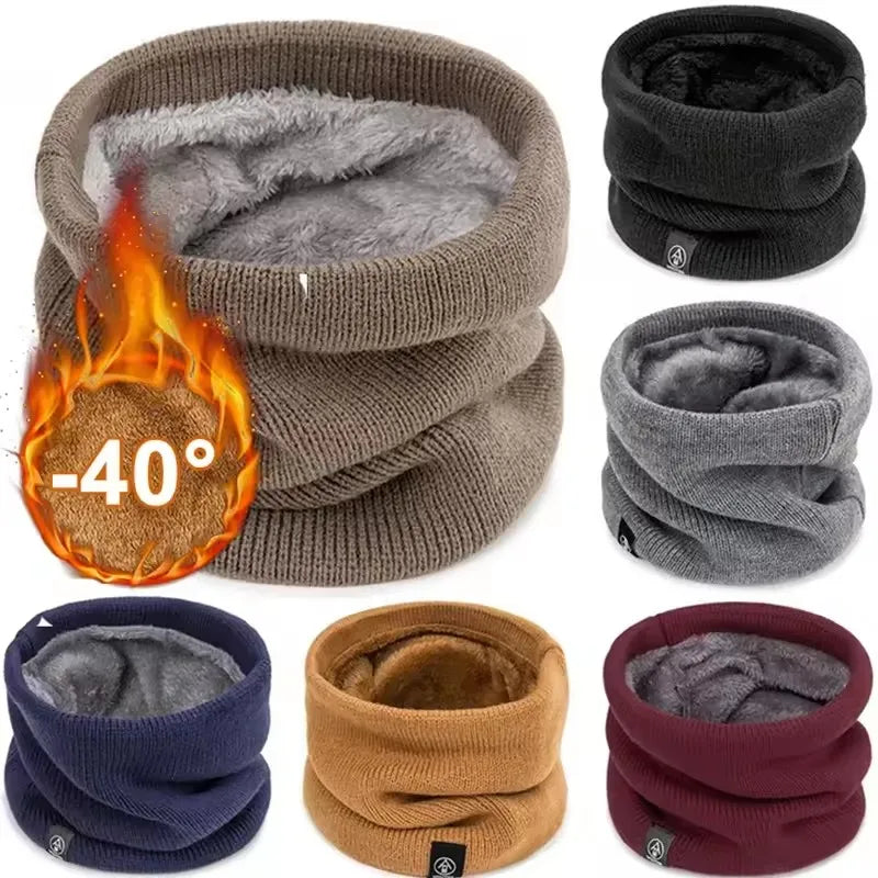 Knitted Neck Warmer Scarf