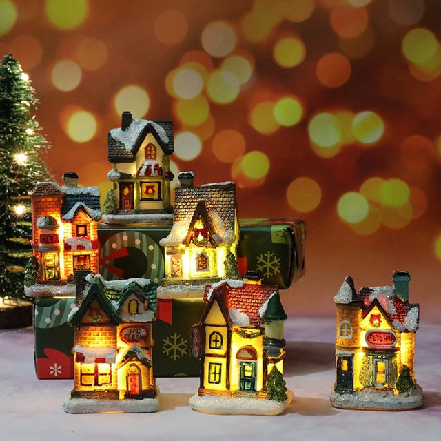 Christmas Light-Up House Decoration