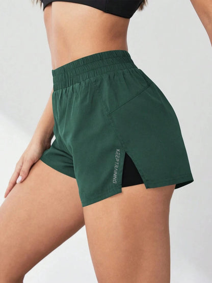 Women's 2-in-1 Yoga & Tennis Shorts