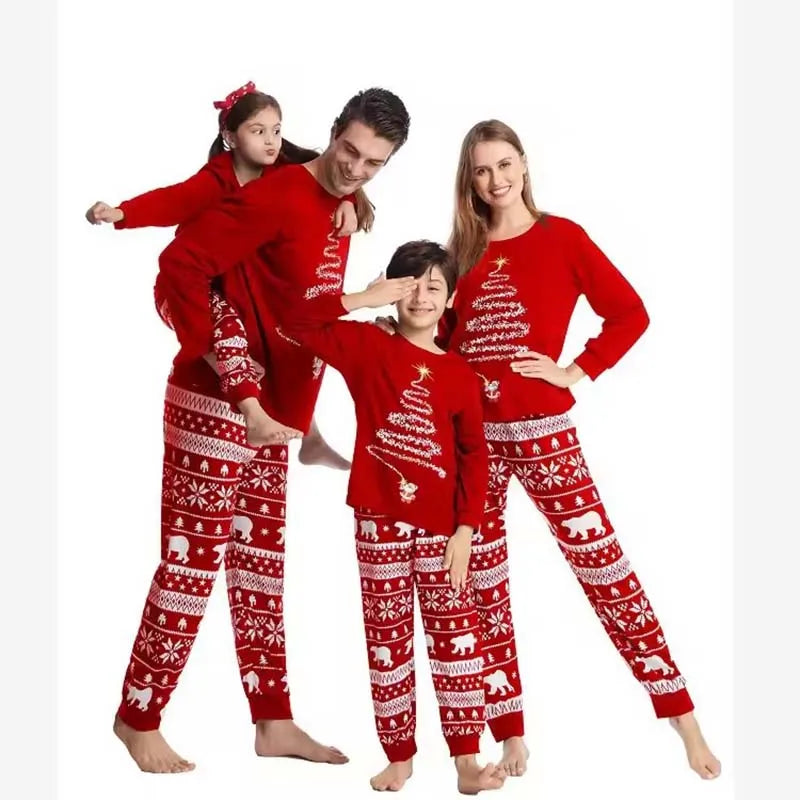 Family Christmas Pyjamas Set 2025 — Matching Xmas Sleepwear