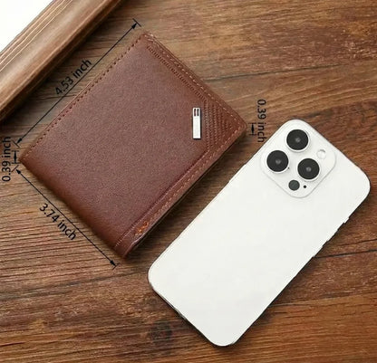 Men's Slim PU Leather Wallet