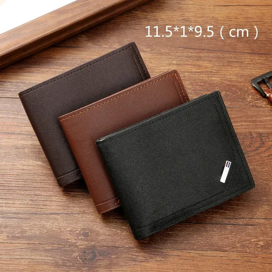 Men's Slim PU Leather Wallet