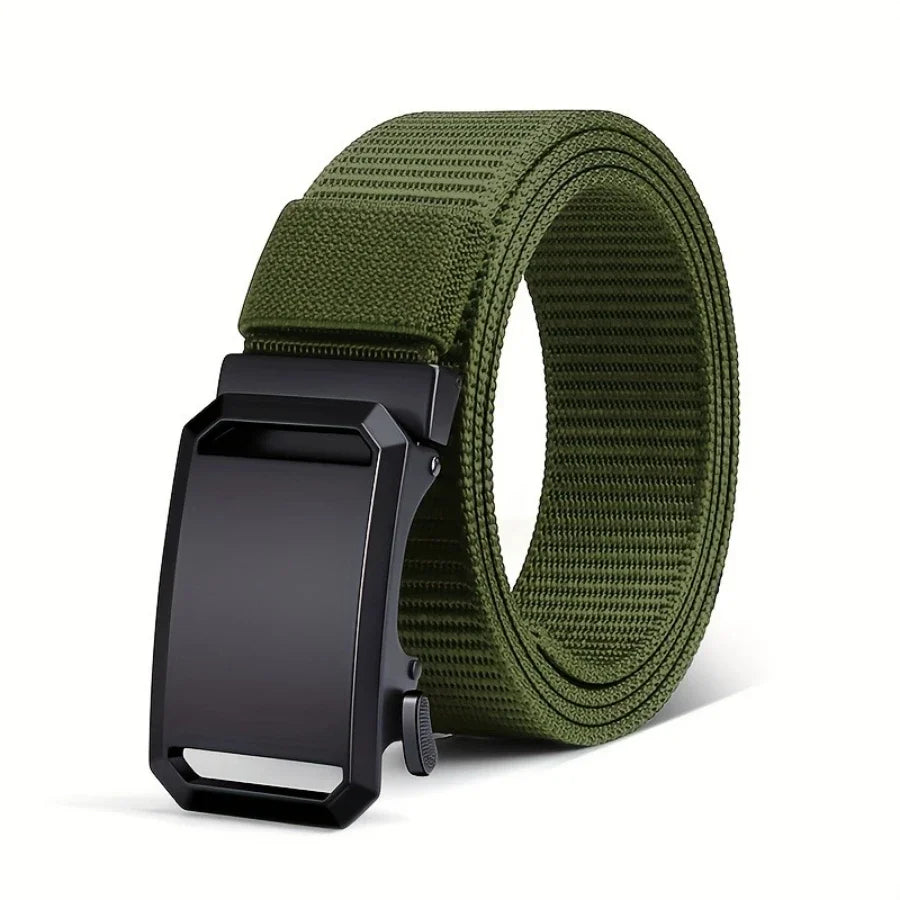 Men's Automatic Buckle Canvas Belt