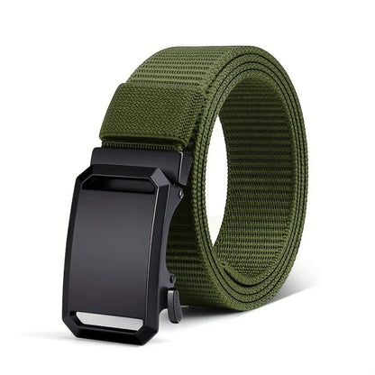 Men's Automatic Buckle Canvas Belt