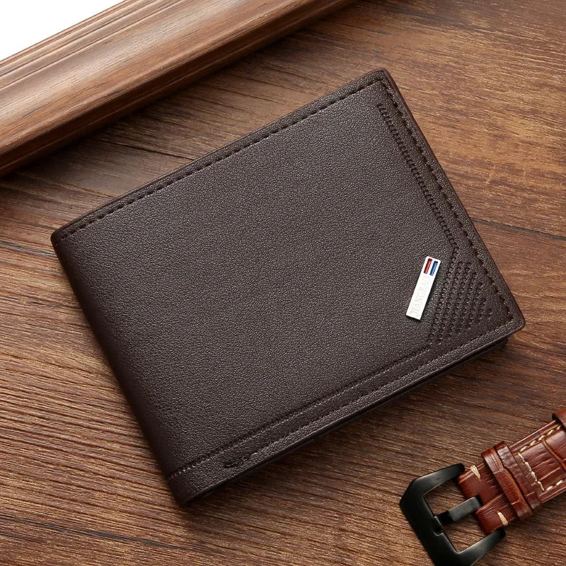Men's Slim PU Leather Wallet