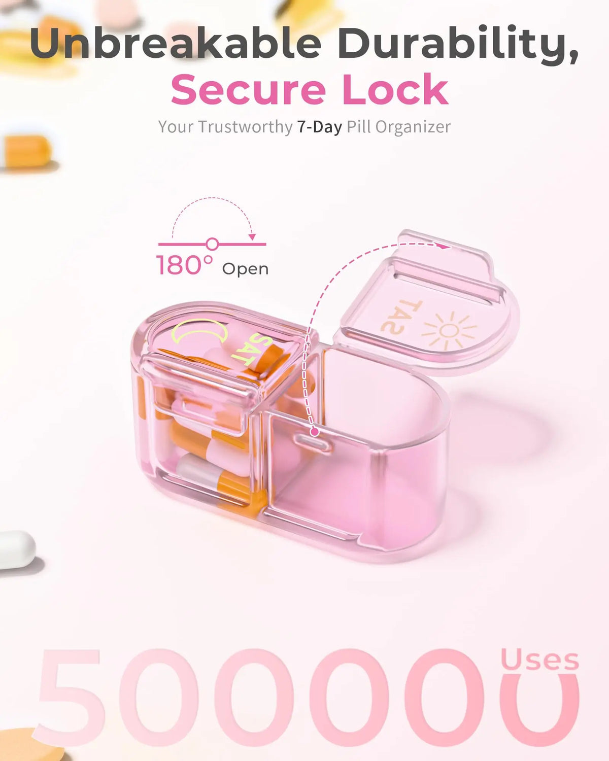 7-Day Daily Supplement & Pill Organizer