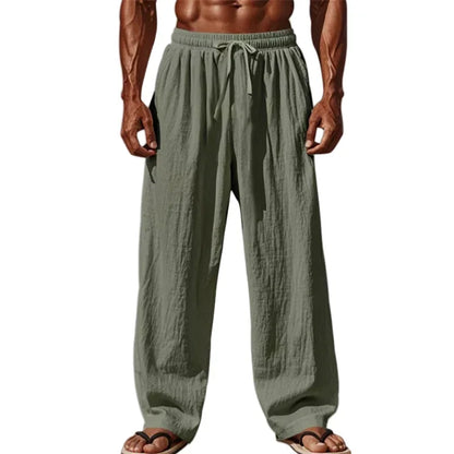 Men's Cotton Linen Casual Pants