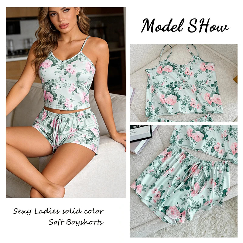Women's Satin Pajama Set