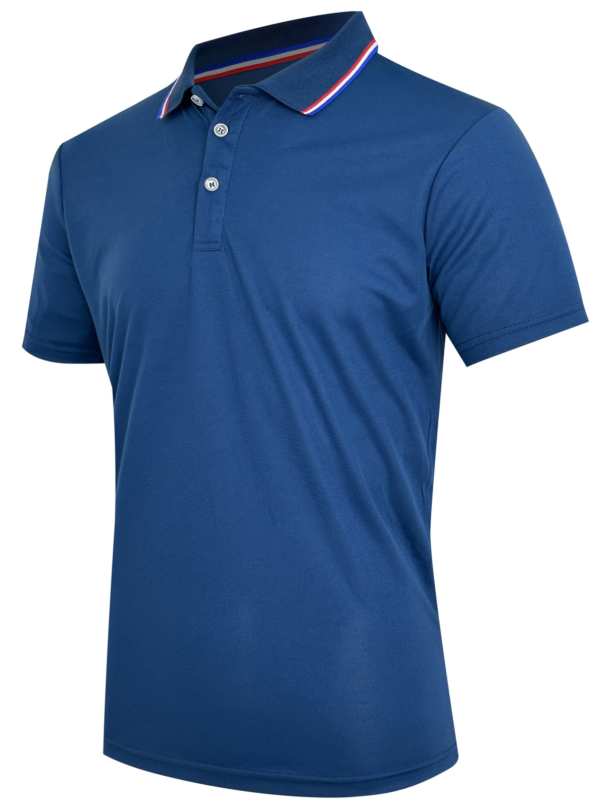 Men's Breathable Solid Polo Shirt