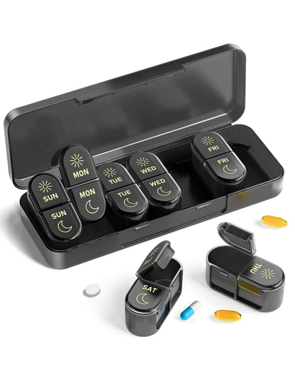 7-Day Daily Supplement & Pill Organizer