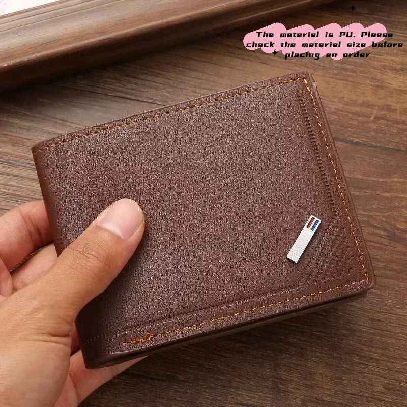 Men's Slim PU Leather Wallet