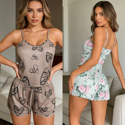Women's Satin Pajama Set