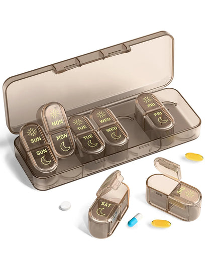 7-Day Daily Supplement & Pill Organizer