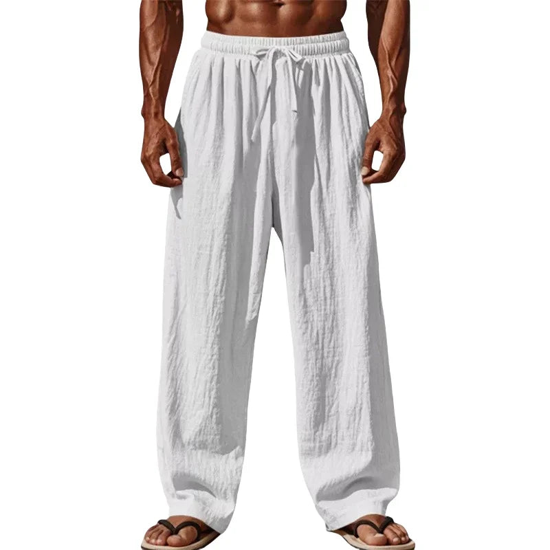Men's Cotton Linen Casual Pants