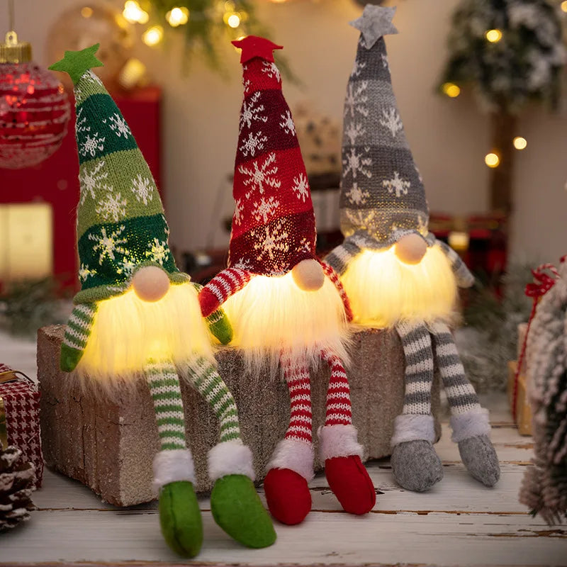 Christmas LED Gnome Elf Doll