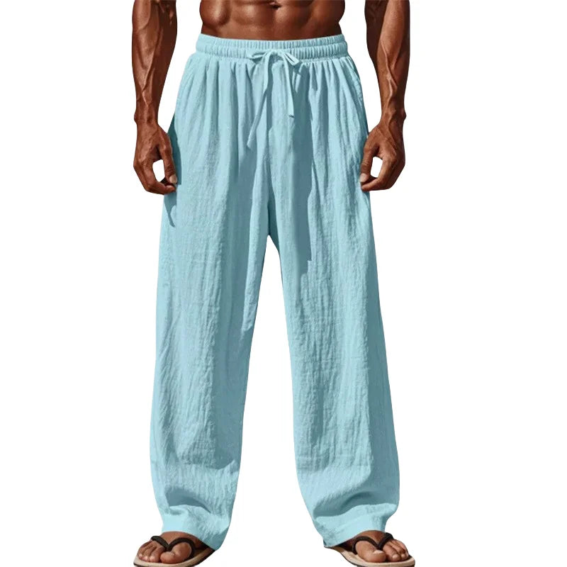 Men's Cotton Linen Casual Pants