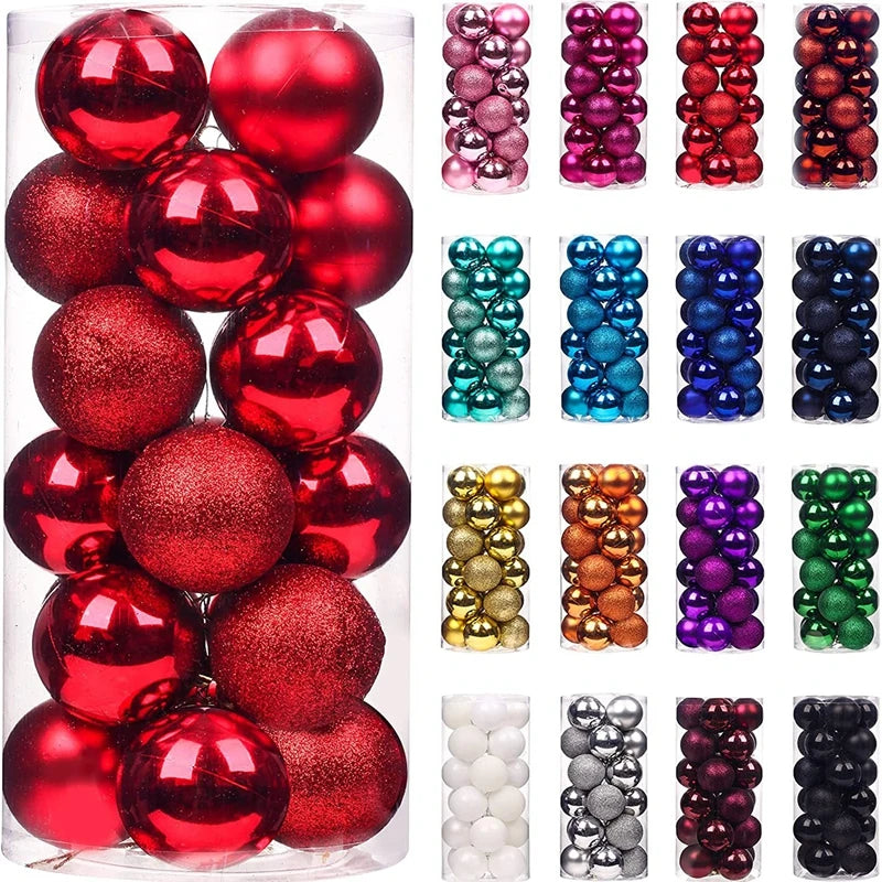 Christmas Tree Ball Ornaments Set
