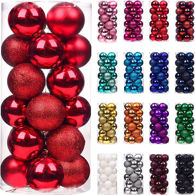 Christmas Tree Ball Ornaments Set