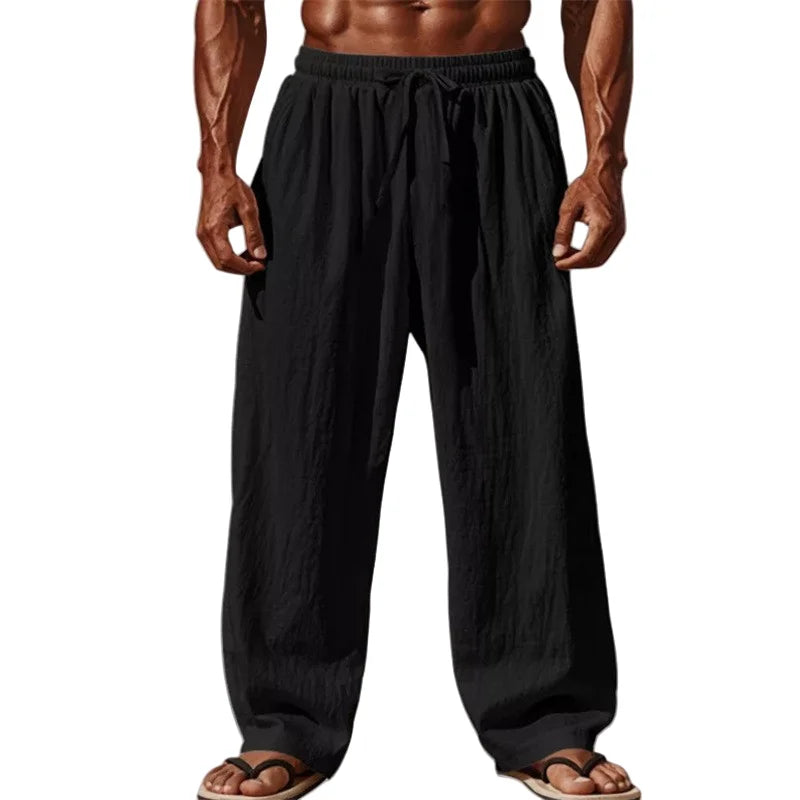 Men's Cotton Linen Casual Pants