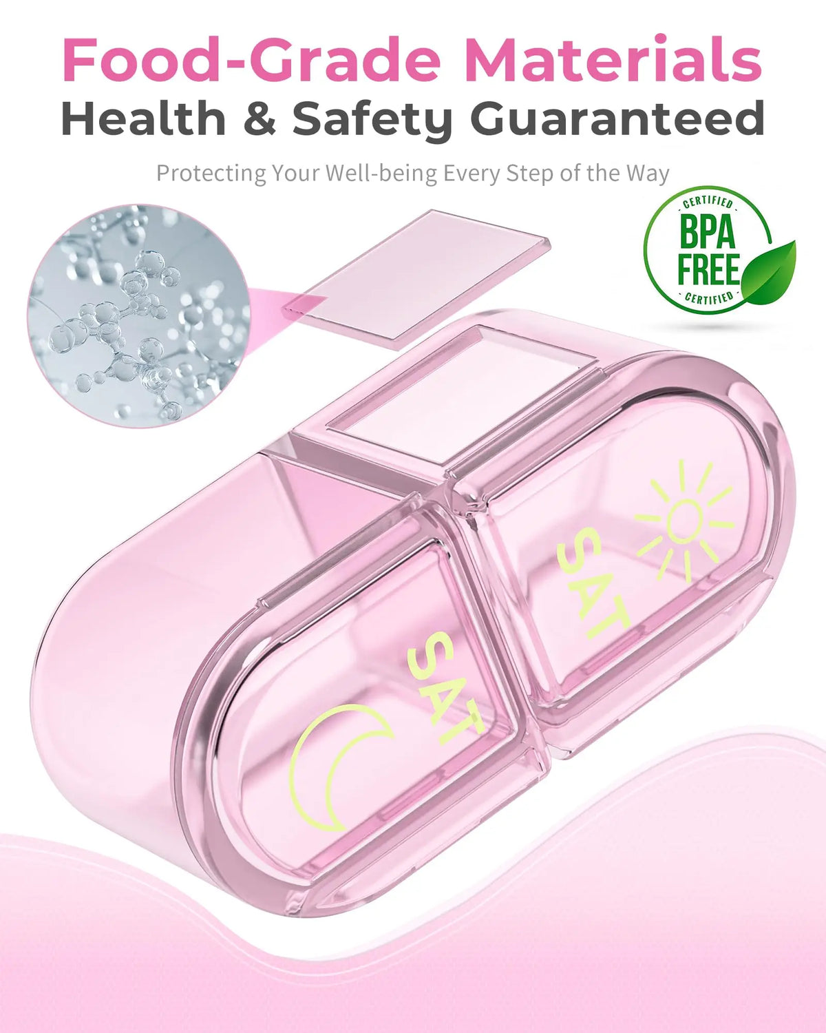 7-Day Daily Supplement & Pill Organizer