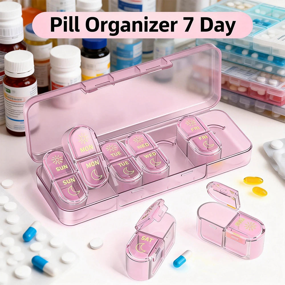 7-Day Daily Supplement & Pill Organizer