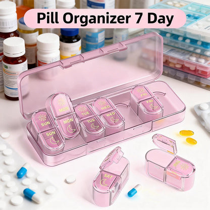 7-Day Daily Supplement & Pill Organizer