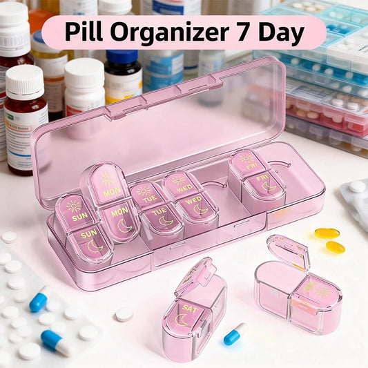 7-Day Daily Supplement & Pill Organizer