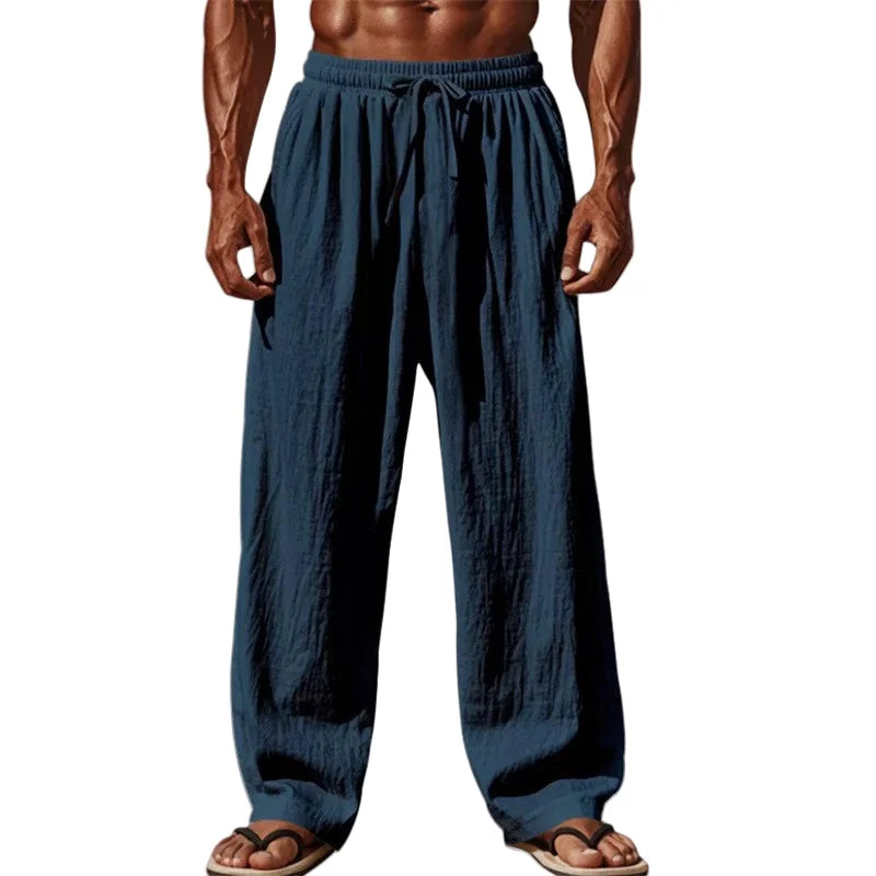 Men's Cotton Linen Casual Pants