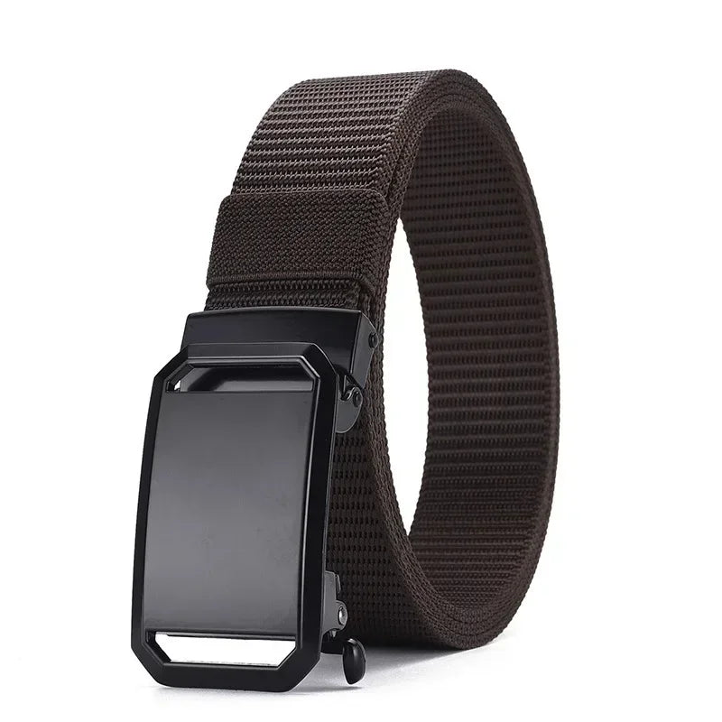 Men's Automatic Buckle Canvas Belt