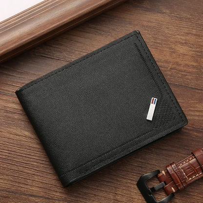 Men's Slim PU Leather Wallet