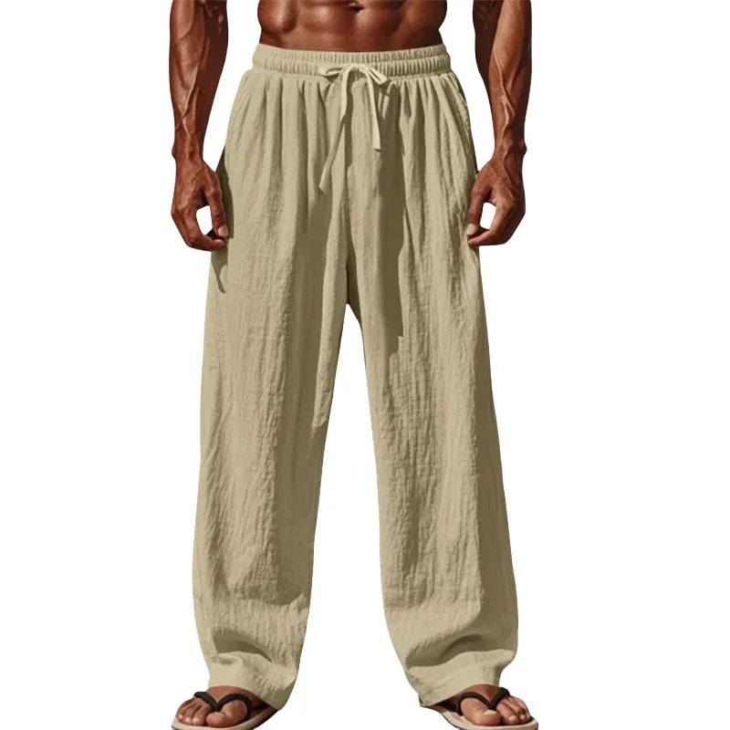 Men's Cotton Linen Casual Pants