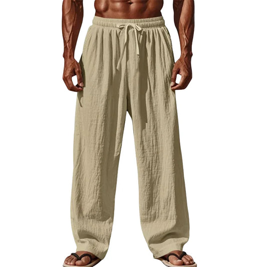 Men's Cotton Linen Casual Pants