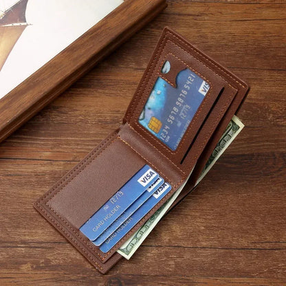 Men's Slim PU Leather Wallet