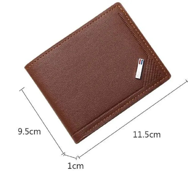 Men's Slim PU Leather Wallet
