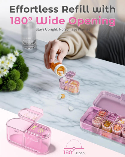 7-Day Daily Supplement & Pill Organizer